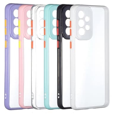 SKALO Samsung A23 5G Transparent TPU Bumper Skal - Svart