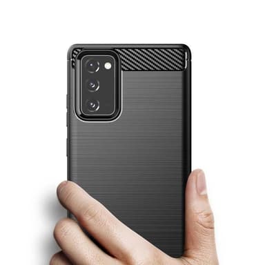 Stöttåligt Armor Carbon TPU-skal Samsung Note 20 - Grå