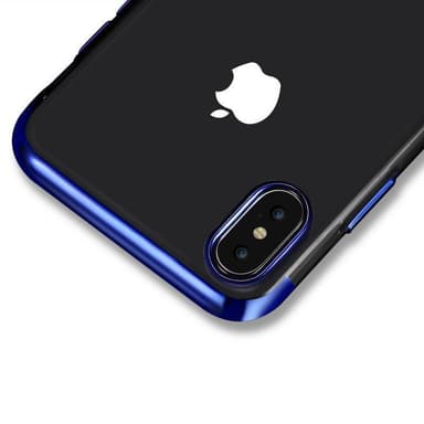 Design TPU-skal Electro Plating till iPhone Xs Max - fler färger - Svart