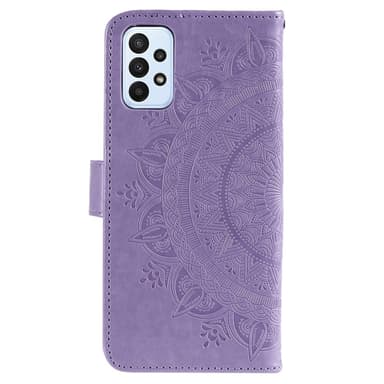 SKALO Samsung A23 5G Mandala Plånboksfodral - Lila