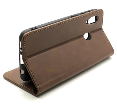 Plånboksfodral Premium Samsung A20e - Brun