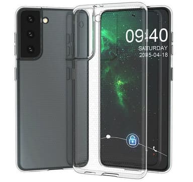 Transparent Silikon TPU-Skal till Samsung S21 Plus