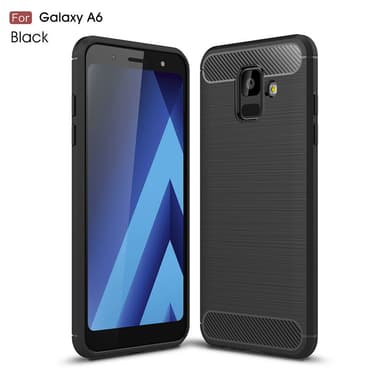 Stöttåligt Armor Carbon TPU-skal Samsung A6 2018 - Röd