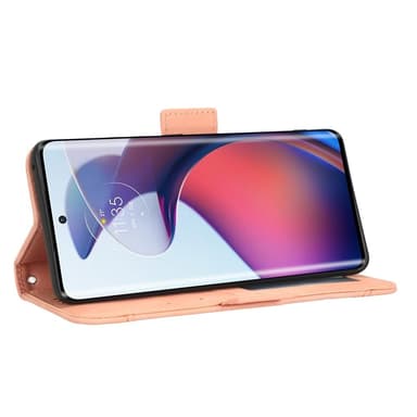 SKALO Motorola Edge 30 Fusion 5G 6-FACK Plånboksfodral - Rosa