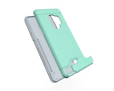 Samsung S9 | Armor skal | Korthållare - Svart
