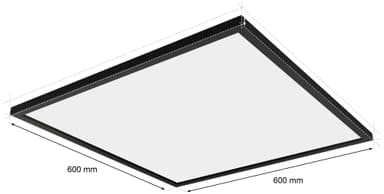 Aurelle Hue panelbelysning SQ svart 39W
