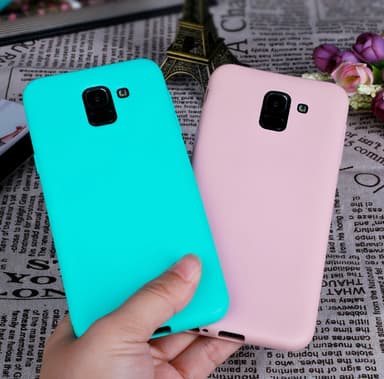 Samsung J6 2018 Ultratunn Silikonskal - Blå