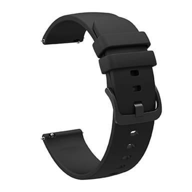SKALO Silikonarmband till Amazfit GTR 4 - Svart