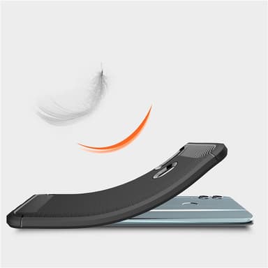 Stöttåligt Armor Carbon TPU-skal Huawei P Smart 2019 - Grå