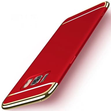 Design skal 3 i 1 guldkant till Samsung Galaxy S8 PLUS - Blå