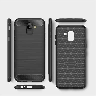 Stöttåligt Armor Carbon TPU-skal Samsung J6 (2018) - Grå