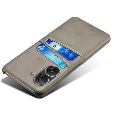 SKALO Asus Zenfone 9 5G PU-Läder Korthållare Skal - Grå