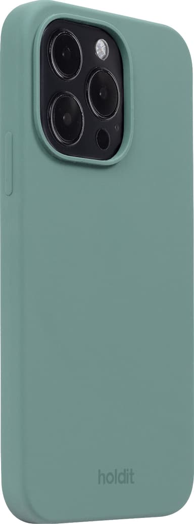 Holdit silikonskal till iPhone 15 Pro (grönt)