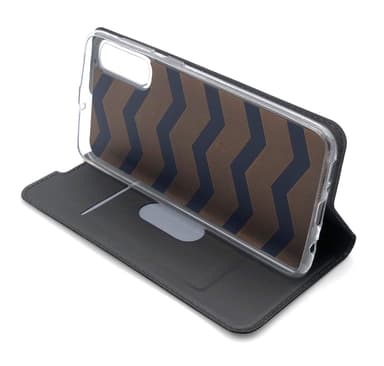 Plånboksfodral Ultratunn design Samsung A50 - Mörkgrå