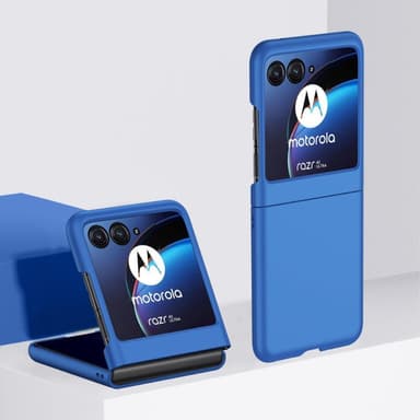 SKALO Motorola Razr 40 Ultra 5G Ultratunn Skin-touch Fold Skal - Mörkblå