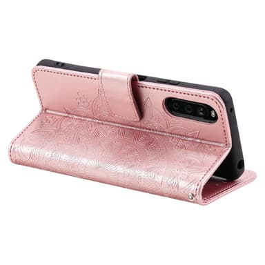 SKALO Sony Xperia 10 V Mandala Plånboksfodral - Roséguld