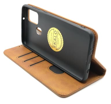 Plånboksfodral Premium Samsung A21s - Ljusbrun