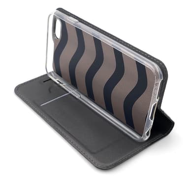 Plånboksfodral Ultratunn design iPhone 6/6S - Mörkgrå