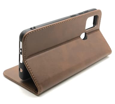 Plånboksfodral Premium Samsung A21s - Mörkbrun