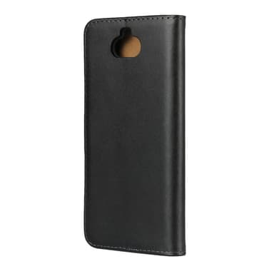 Plånboksfodral Äkta Skinn Sony Xperia 10 Plus - Svart