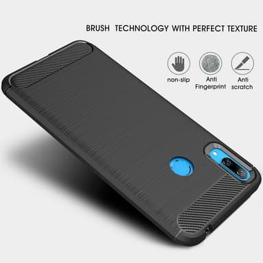 Stöttåligt Armor Carbon TPU-skal Huawei Y6 2019 - Blå