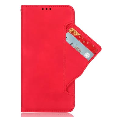SKALO Samsung A54 5G 6-FACK Plånboksfodral - Röd