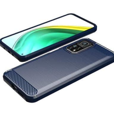 Stöttåligt Armor Carbon TPU-skal Xiaomi Mi 10T/10T Pro - Röd