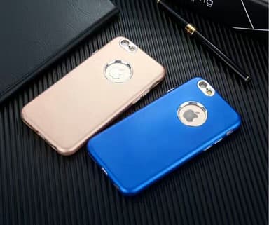 iPhone 7/8 | TPU-Skal Metallknappar - Rosa