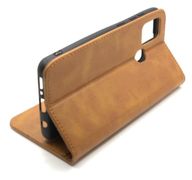 Plånboksfodral Premium Samsung A21s - Ljusbrun