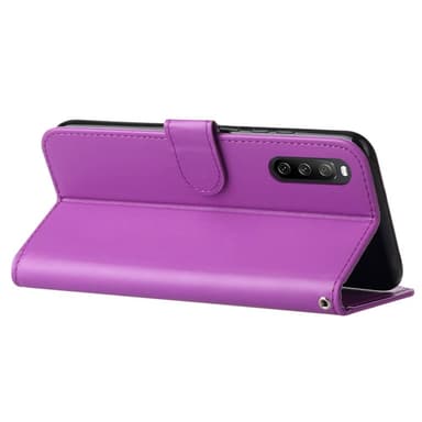 SKALO Sony Xperia 10 V Plånboksfodral i PU-Läder - Lila