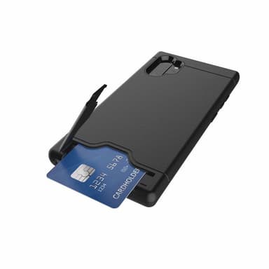 Samsung Note 10 PLUS | Armor skal | Korthållare - Rosa