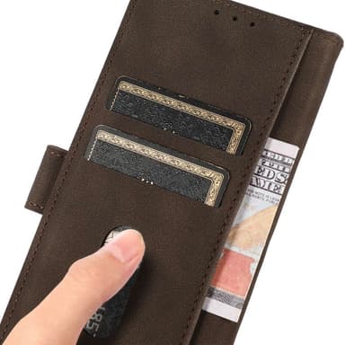 SKALO OnePlus Nord 3 5G / Ace 2V KHAZNEH Plånboksfodral i PU-Läder - Brun