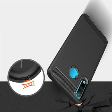 Stöttåligt Armor Carbon TPU-skal Huawei P30 Lite - Svart