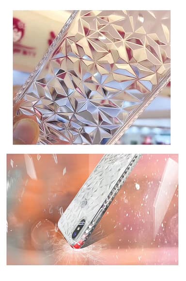 Extra tåligt 3D Diamant TPU iPhone 7/8 PLUS - Rosa