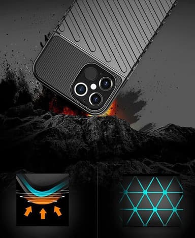 Armor Thunder Skal iPhone 12 Pro - Blå