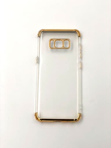 Extra tåligt design TPU | färgade kanter Samsung S8+ - Svart
