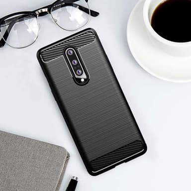 Stöttåligt Armor Carbon TPU-skal Oneplus 8 - Blå