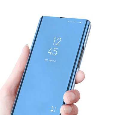 SKALO Samsung A34 5G Clear View Spegel fodral - Roséguld