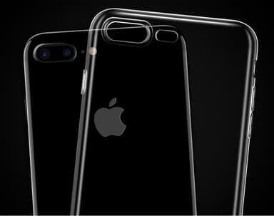 Transparent Silikon TPU-Skal till iPhone 8 PLUS