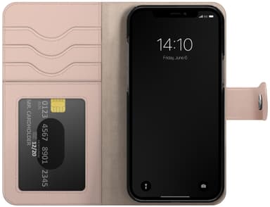 Ideal of Sweden Magnet Wallet+ plånboksfodral till iPhone 12/12 Pro (rosa)