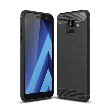 Stöttåligt Armor Carbon TPU-skal Samsung A6+ 2018 - Grå