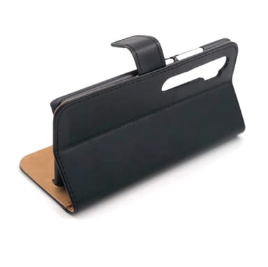 Plånboksfodral Äkta Skinn Xiaomi Mi Note 10/10 Pro - Vit