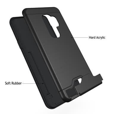 Samsung S9 PLUS | Armor skal | Korthållare - Turkos