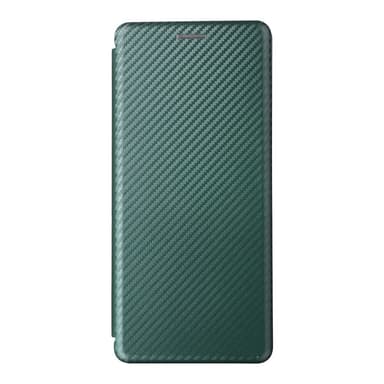 SKALO Sony Xperia 10 V Carbon Fiber Plånboksfodral - Grön