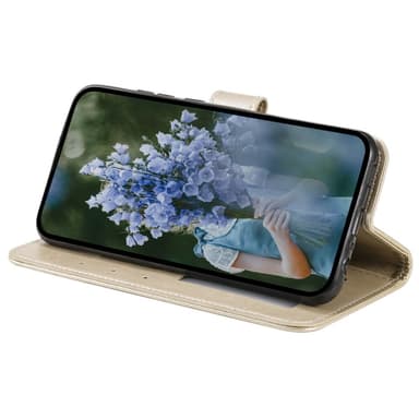 SKALO Sony Xperia 5 IV 5G Mandala Plånboksfodral - Guld