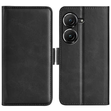 SKALO Asus Zenfone 9 5G Premium Plånboksfodral - Svart