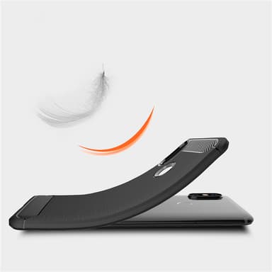Stöttåligt Armor Carbon TPU-skal Xiaomi Mi A2 - Grå