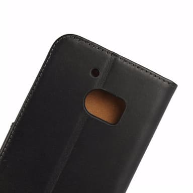 Plånboksfodral Äkta Skinn HTC 10 - Vit