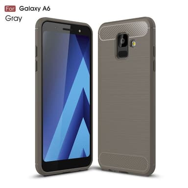 Stöttåligt Armor Carbon TPU-skal Samsung A6 2018 - Röd