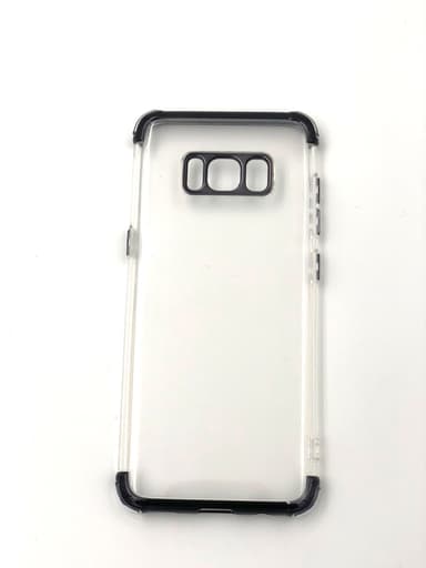 Extra tåligt design TPU | färgade kanter Samsung S8+ - Svart